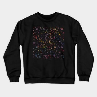 Music note pattern Crewneck Sweatshirt